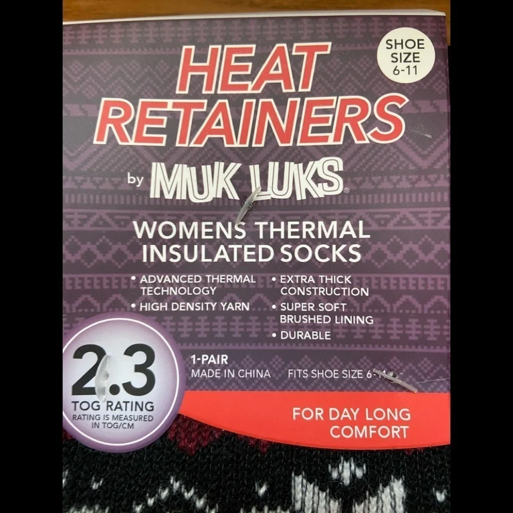 NWT-Muk Luks Thermal Insulated Socks